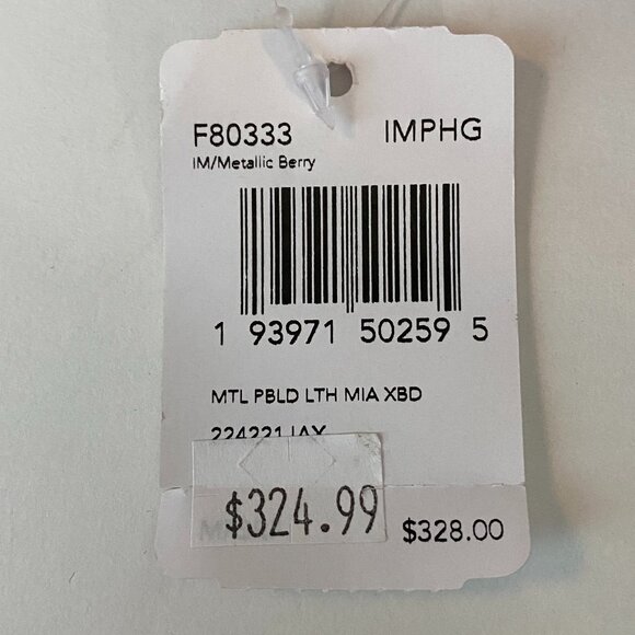 COACH MIA METALLIC BERRY CROSSBODY BAG !NWT! - Picture 10 of 11